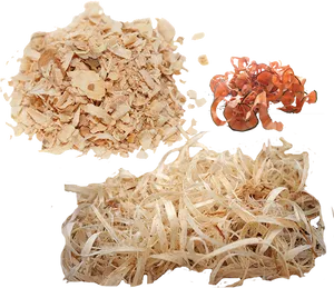 Varietyof Wood Shavings