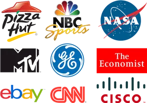 Various Company Logos Compilation PNG
