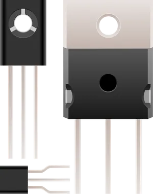 Various Electronic Transistors PNG image