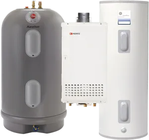 Various Home Water Heaters PNG image