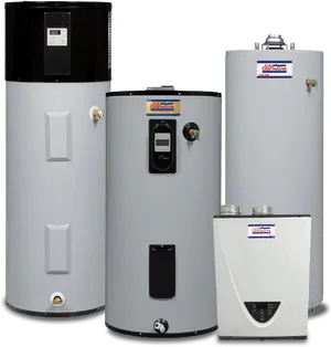 Various Home Water Heaters PNG