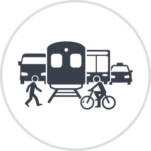 Various Modesof Transportation Icon