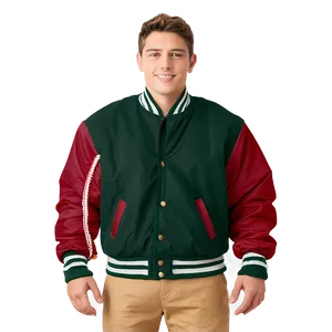 Varsity Bomber Jacket Collegiate Png Thh57 PNG image