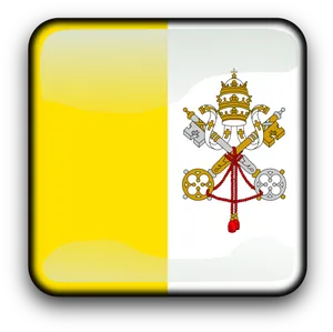 Vatican City Flagwith Papal Symbols PNG image