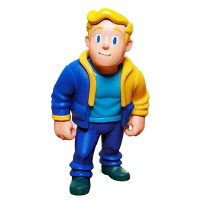 Vault Boy Cartoon Character Png 06202024 PNG image