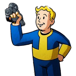 Vault Boy For Fallout Fans Png 5 PNG image