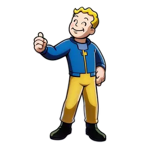 Vault Boy High Resolution PNG Swh31