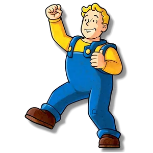 Vault Boy Illustration Png 06202024 PNG image