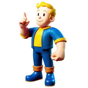 Vault Boy In 3d Png 79 PNG image