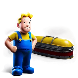 Vault Boy Official Art Png Ypk PNG image