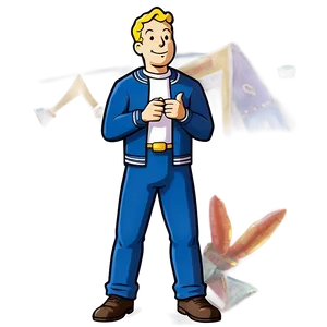 Vault Boy Promotional Art Png 06202024 PNG image