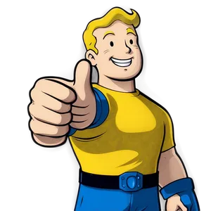 Vault Boy Thumbs Up Image PNG Qxw92