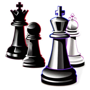 Vector Chess Pieces Silhouette PNG 05252024