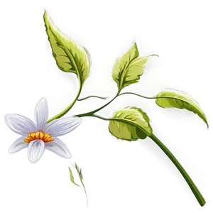 Vector Flower Stem PNG 06132024
