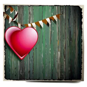 Vector Heart Background PNG Wub