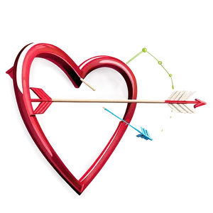Vector Heart With Arrow PNG Mhs PNG