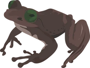 Vector Illustrationof Frog PNG image