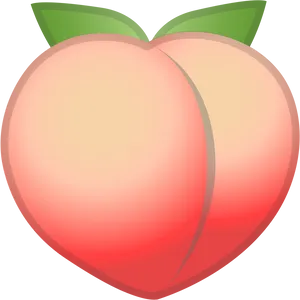 Vector Illustrationof Peach PNG image