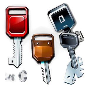 Vector Keys PNG Kor PNG