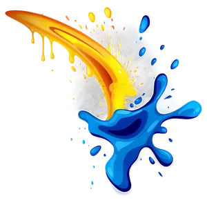Vector Paint Splash PNG 17