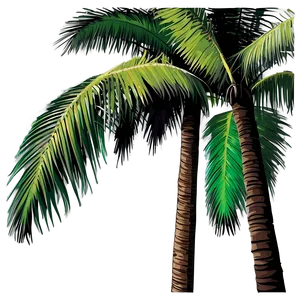 Vector Palm Tree PNG Gon49