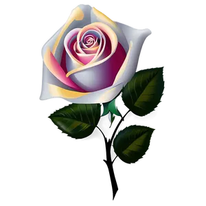 Vector Rose A PNG image