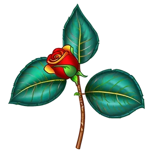 Vector Rose For Embroidery PNG Qro PNG