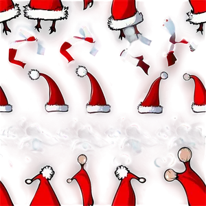 Vector Santa Hat D PNG image