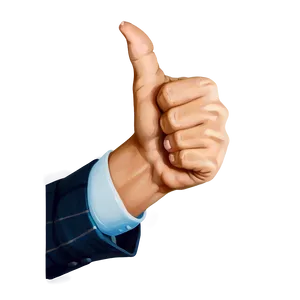Vector Thumbs Up Design PNG 53