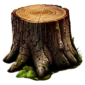 Vector Tree Stump PNG Jlu27 PNG