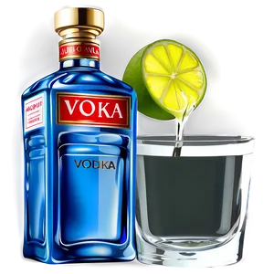 Vector Vodka Bottle PNG Hkw