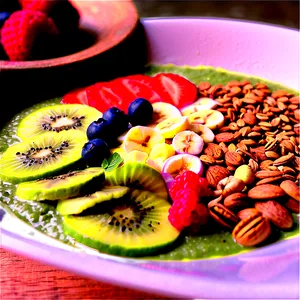 Vegan Breakfast Smoothie Bowl PNG 05212024