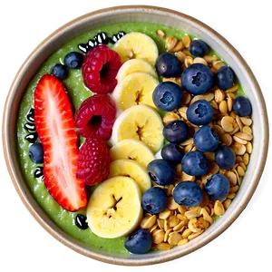 Vegan Breakfast Smoothie Bowl Png Ckh11 PNG image