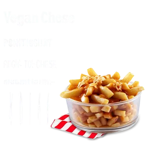 Vegan Cheese Poutine Delight Png Jfl PNG image