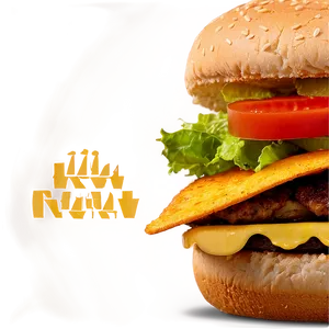 Vegan Cheeseburger Option Png 05242024 PNG image