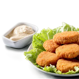 Vegan Chicken Nuggets PNG Uav37