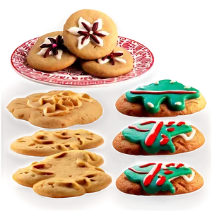 Vegan Christmas Cookie Options PNG Rvn35 PNG