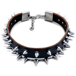 Vegan Leather Spiked Choker Png 73 PNG image