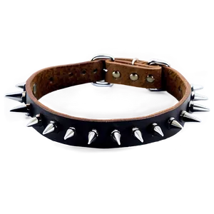 Vegan Leather Spiked Choker Png Skb PNG image