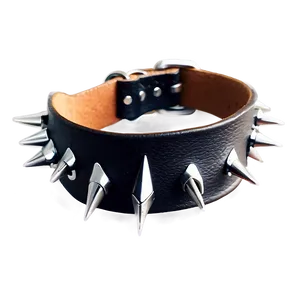 Vegan Leather Spiked Choker Png Wpi90 PNG image