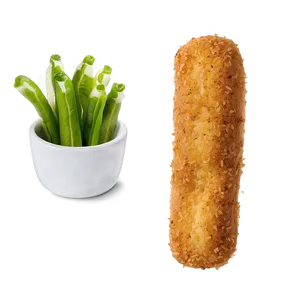 Vegan Mozzarella Sticks PNG Mud