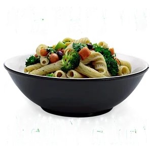 Vegan Pasta Bowl PNG Grd25