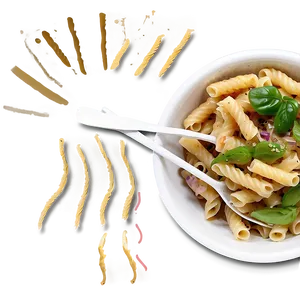 Vegan Pasta Bowl PNG Huo