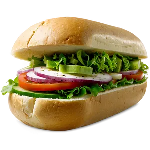 Vegan Sub Sandwich PNG Npc