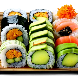 Vegan Sushi Options PNG 05212024
