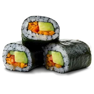 Vegan Sushi Roll Png 06282024 PNG image