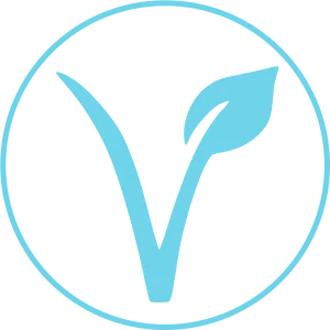 Vegan Symbol Logo PNG image
