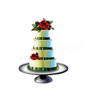 Vegan Wedding Cake PNG Foq50 PNG