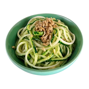 Vegan Zucchini Noodles Png 2 PNG image