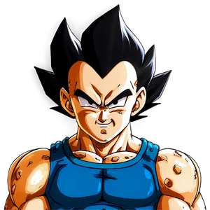 Vegeta's Fierce Ultra Ego Expression Png 8 PNG image